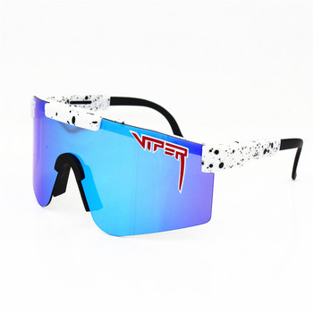 Pit Brand viper Луксозни модни извънгабаритни розови слънчеви очила Двойни широки поляризирани огледални лещи tr90 рамка uv400 Мъжки Gafas Oculos