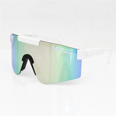 Pit Brand Viper Luksuzne modne prevelike sunčane naočale Rose Dvostruka široka polarizirana zrcalna leća tr90 okvir uv400 Muški Gafas Oculos