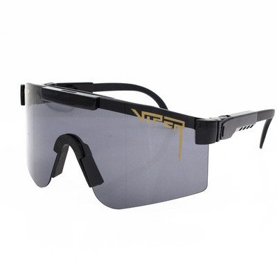 Pit Brand Viper Luksuzne modne prevelike sunčane naočale Rose Dvostruka široka polarizirana zrcalna leća tr90 okvir uv400 Muški Gafas Oculos