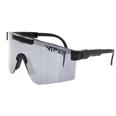 Pit Brand Viper Luksuzne modne prevelike sunčane naočale Rose Dvostruka široka polarizirana zrcalna leća tr90 okvir uv400 Muški Gafas Oculos