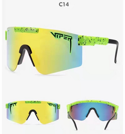 Pit Brand Viper Luksuzne modne prevelike sunčane naočale Rose Dvostruka široka polarizirana zrcalna leća tr90 okvir uv400 Muški Gafas Oculos