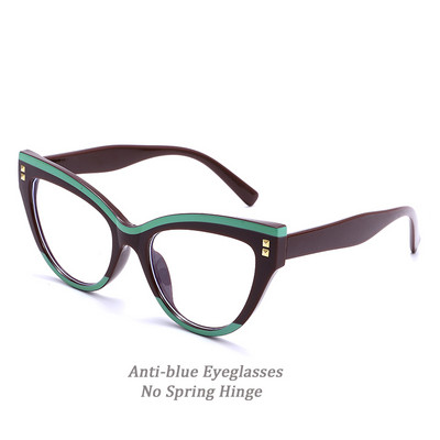 Nauji Cat Eye Kompiuteriniai akiniai Moteriški Mėlyną Šviesą Blokuojantys Optiniai Akinių Rėmeliai Vintažiniai Anti Blue Ray Madingi akiniai
