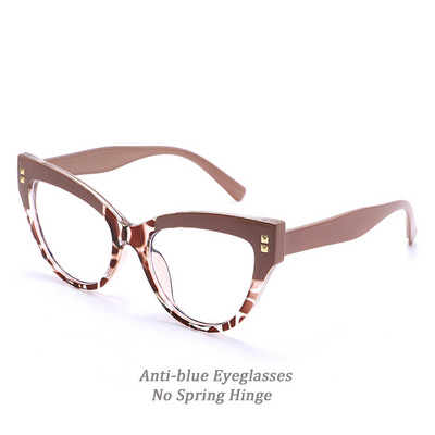 Nauji Cat Eye Kompiuteriniai akiniai Moteriški Mėlyną Šviesą Blokuojantys Optiniai Akinių Rėmeliai Vintažiniai Anti Blue Ray Madingi akiniai