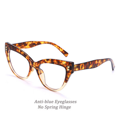 Nauji Cat Eye Kompiuteriniai akiniai Moteriški Mėlyną Šviesą Blokuojantys Optiniai Akinių Rėmeliai Vintažiniai Anti Blue Ray Madingi akiniai