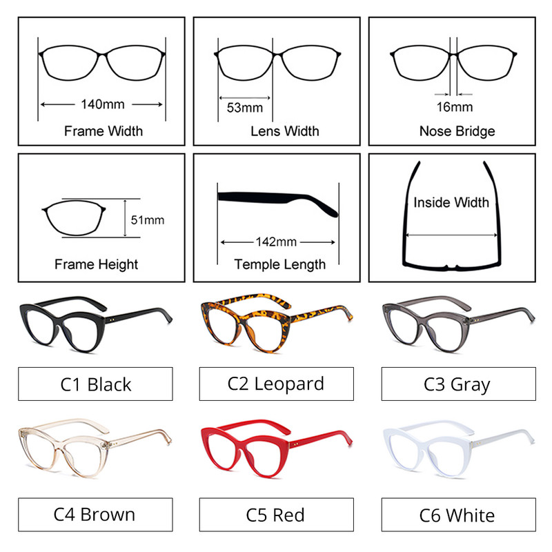 Senovinių moteriškų akinių rėmeliai Madingi raudoni akiniai Kompiuterio apsauga Katės akių rėmelis Trumparegystė Optic Prescription 0 Dioptrijų rėmeliai
