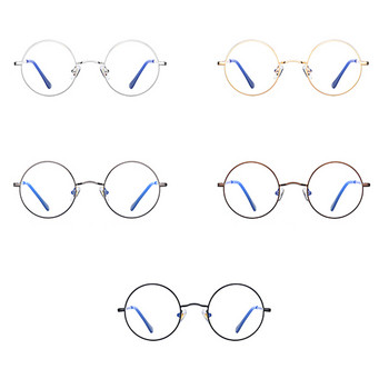 Kachawoo анти синя светлина очила оптични кръгли винтидж златисти метални рамки компютърни очила ретро дамски унисекс подаръци за нова година