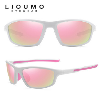 LIOUMO Classic Pink lens Polarized Sport Sunglasses Women Men Chameleon Driving Goggles UV400 Protection sonnenbrille herren