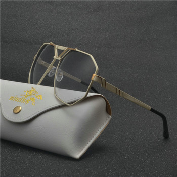 MINCL/ Нов стил 2018 Луксозна марка Дизайнерски слънчеви очила Мъже Дами Реколта големи очила Мъжки с кутия NX