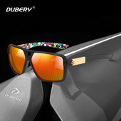 DUBERY 2023 Četvrtaste polarizirane sunčane naočale Muški modni okviri za naočale Brand Designer Black Mirror Driving Shadows 100% UV zaštita