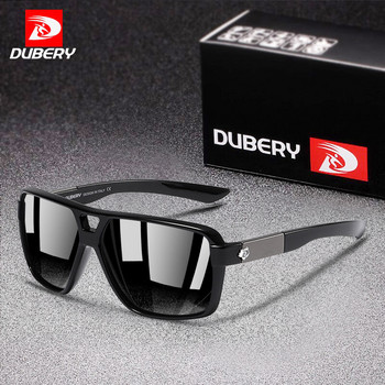DUBERY 2023 Τετράγωνα πολωμένα γυαλιά ηλίου Ανδρικά γυαλιά μόδας Σκελετός επώνυμα σχεδιαστής Μαύρος καθρέφτης αποχρώσεις οδήγησης 100% προστασία UV