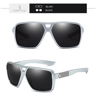 DUBERY 2023 Četvrtaste polarizirane sunčane naočale Muški modni okviri za naočale Brand Designer Black Mirror Driving Shadows 100% UV zaštita