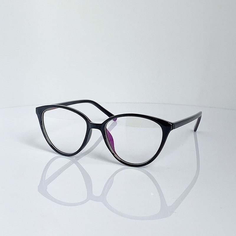 Naiste prilliklaasist raam Anti Blue Rays Blue Light Blocking Naise läbipaistev objektiiv Tüdrukute Nohik Must Punane Optiliste Prillide Raam