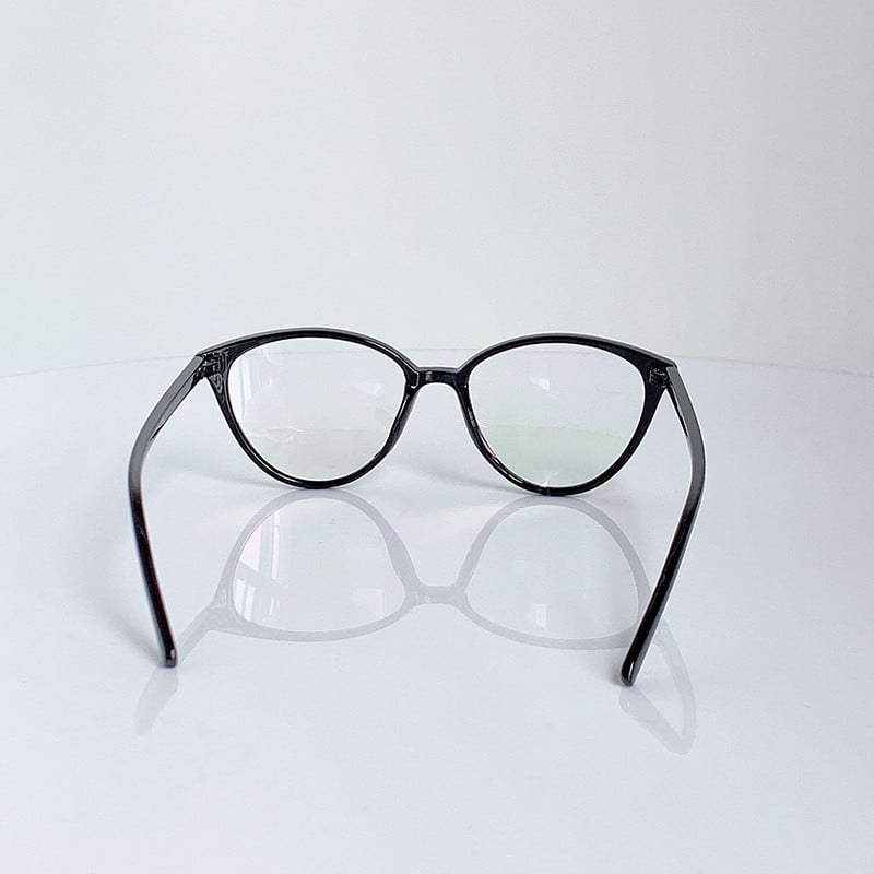 Naiste prilliklaasist raam Anti Blue Rays Blue Light Blocking Naise läbipaistev objektiiv Tüdrukute Nohik Must Punane Optiliste Prillide Raam