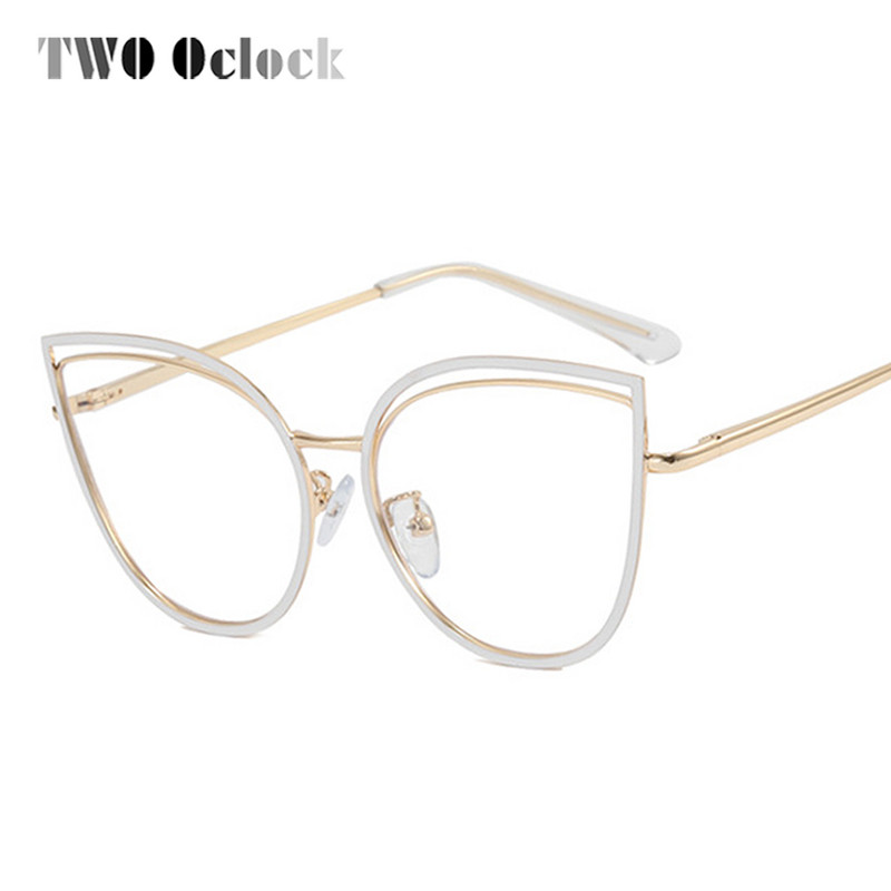 2022 m. prabangūs prekės ženklo kačių akių akinių rėmeliai moterims madingi optiniai rėmeliai, skaidrūs lęšiai, nereceptiniai akiniai moterims