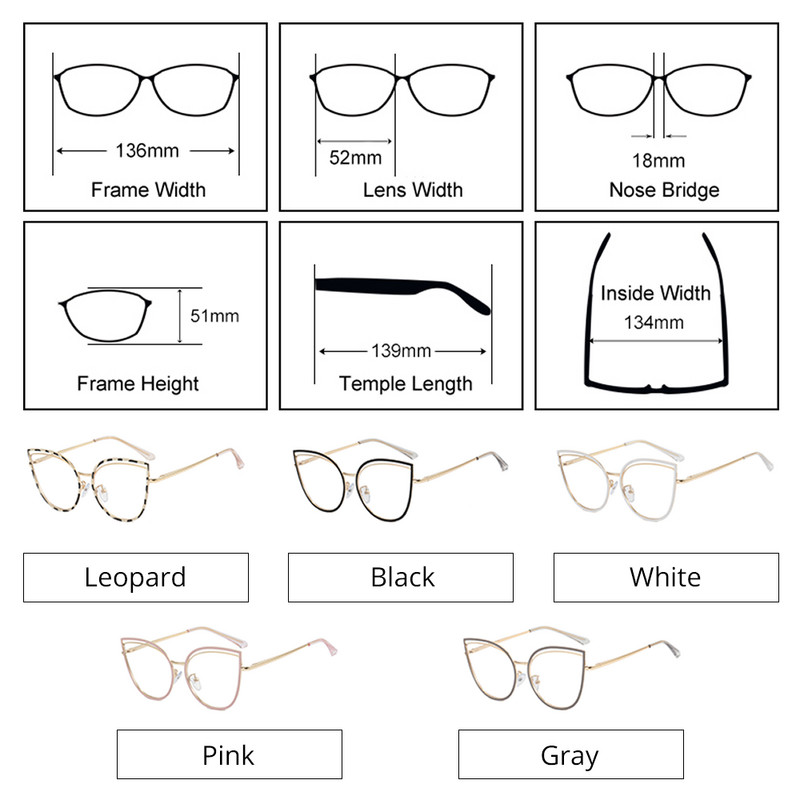 2022 m. prabangūs prekės ženklo kačių akių akinių rėmeliai moterims madingi optiniai rėmeliai, skaidrūs lęšiai, nereceptiniai akiniai moterims