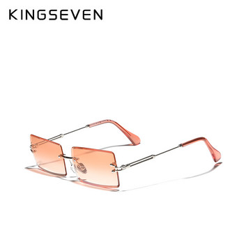 KINGSEVEN Gradient Rectangle Lens Γυαλιά ηλίου Γυναικεία τετράγωνα γυαλιά ηλίου χωρίς περιθώρια γυναικεία γυαλιά ηλίου 2020 Γυναικείες αποχρώσεις νεανικού στυλ N810