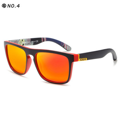 KDEAM karštas išpardavimas mados plastikiniai kvadratiniai poliarizuoti akiniai nuo saulės vyriški klasikinio prekės ženklo dizaino šešėliai sportinis veidrodis UV400 akiniai nuo saulės su dėžute