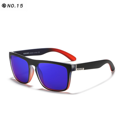 KDEAM karštas išpardavimas mados plastikiniai kvadratiniai poliarizuoti akiniai nuo saulės vyriški klasikinio prekės ženklo dizaino šešėliai sportinis veidrodis UV400 akiniai nuo saulės su dėžute