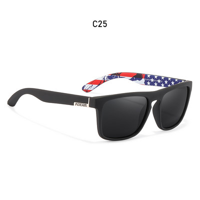 KDEAM karštas išpardavimas mados plastikiniai kvadratiniai poliarizuoti akiniai nuo saulės vyriški klasikinio prekės ženklo dizaino šešėliai sportinis veidrodis UV400 akiniai nuo saulės su dėžute