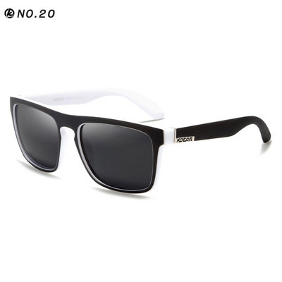KDEAM karštas išpardavimas mados plastikiniai kvadratiniai poliarizuoti akiniai nuo saulės vyriški klasikinio prekės ženklo dizaino šešėliai sportinis veidrodis UV400 akiniai nuo saulės su dėžute