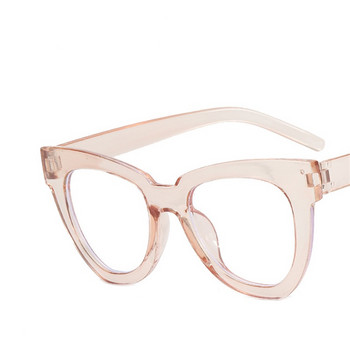 Секси червени рамки за очила с котешки очи Големи оптични компютърни модни рамки за очила за жени Дизайнерски луксозни дамски очила