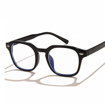 Винтидж рамка за очила против синя светлина Мъже Жени Квадратни нитове Геймърски оптични очила Прозрачни очила Очила