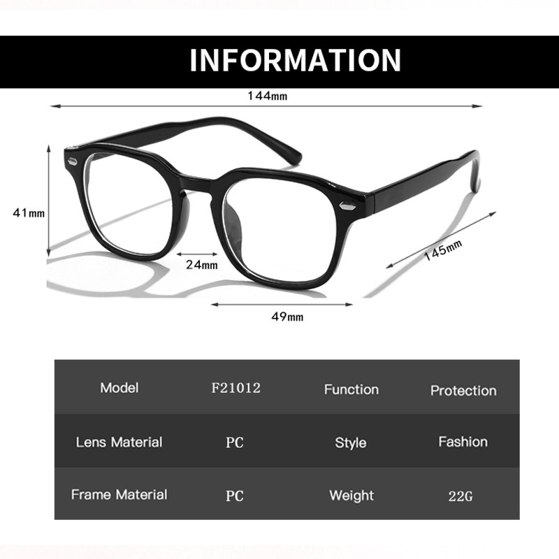 Vintage okviri za naočale protiv plave svjetlosti Muškarci Žene Četvrtaste zakovice Gaming optičke naočale Prozirne naočale Naočale