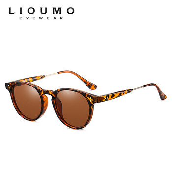 Γυαλιά ηλίου LIOUMO Cat Eye Γυναικεία Polarized Γυαλιά Ηλίου Ανδρικά Αντιθαμβωτικά Vintage Γυαλιά Trendy Shade Καφέ Φακός zonnebril dames