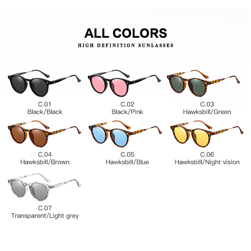 LIOUMO Ochelari de soare Ochi de pisică pentru femei Ochelari de soare polarizați Bărbați Ochelari vintage anti-orbire Nuanță la modă Lentile maro zonnebril dames