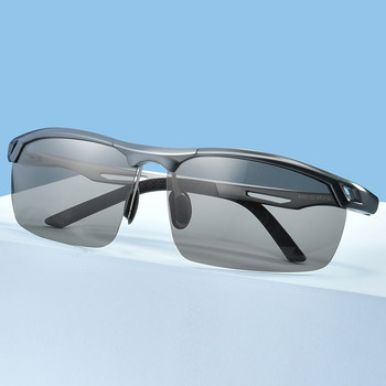 YIMARUILI Γυαλιά ηλίου μισού σκελετού αλουμινίου πολωμένα με μαγνήσιο Sports Ride γυαλιά οδήγησης Polarized γυαλιά ηλίου ανδρικά και γυναικεία 8550