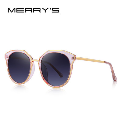 MERRYS DESIGN Női Luxus márka Cat Eye napszemüvegek Női divatos polarizált napszemüvegek UV400 Protection S6151