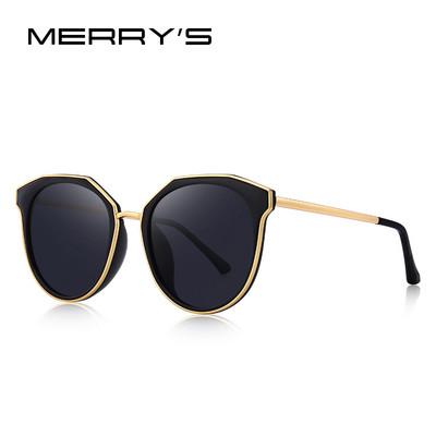 MERRYS DESIGN Női Luxus márka Cat Eye napszemüvegek Női divatos polarizált napszemüvegek UV400 Protection S6151