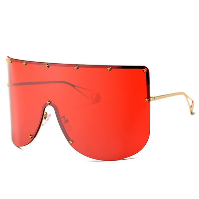 ALOZ MICC Ženske modne velike sunčane naočale Muške 2019 Vintage sunčane naočale s poluokvirom Ženske Pentagram Vjetrootporne naočale Q405