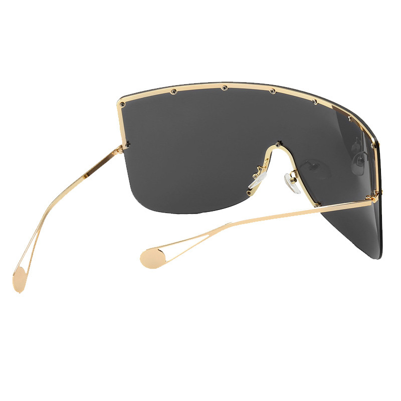 ALOZ MICC Ženske modne velike sunčane naočale Muške 2019 Vintage sunčane naočale s poluokvirom Ženske Pentagram Vjetrootporne naočale Q405