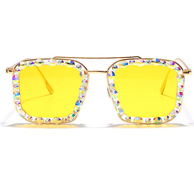 Četvrtaste sunčane naočale s dijamantima, ženske sunčane naočale s kristalnim dijamantom 2020., muške naočale, velike ručno rađene sunčane naočale, ženske UV400