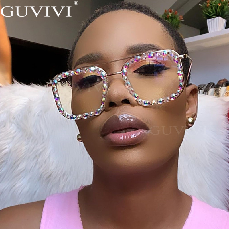 Četvrtaste sunčane naočale s dijamantima, ženske sunčane naočale s kristalnim dijamantom 2020., muške naočale, velike ručno rađene sunčane naočale, ženske UV400
