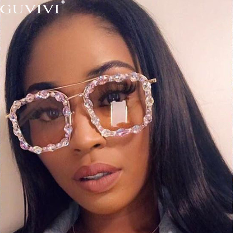 Četvrtaste sunčane naočale s dijamantima, ženske sunčane naočale s kristalnim dijamantom 2020., muške naočale, velike ručno rađene sunčane naočale, ženske UV400