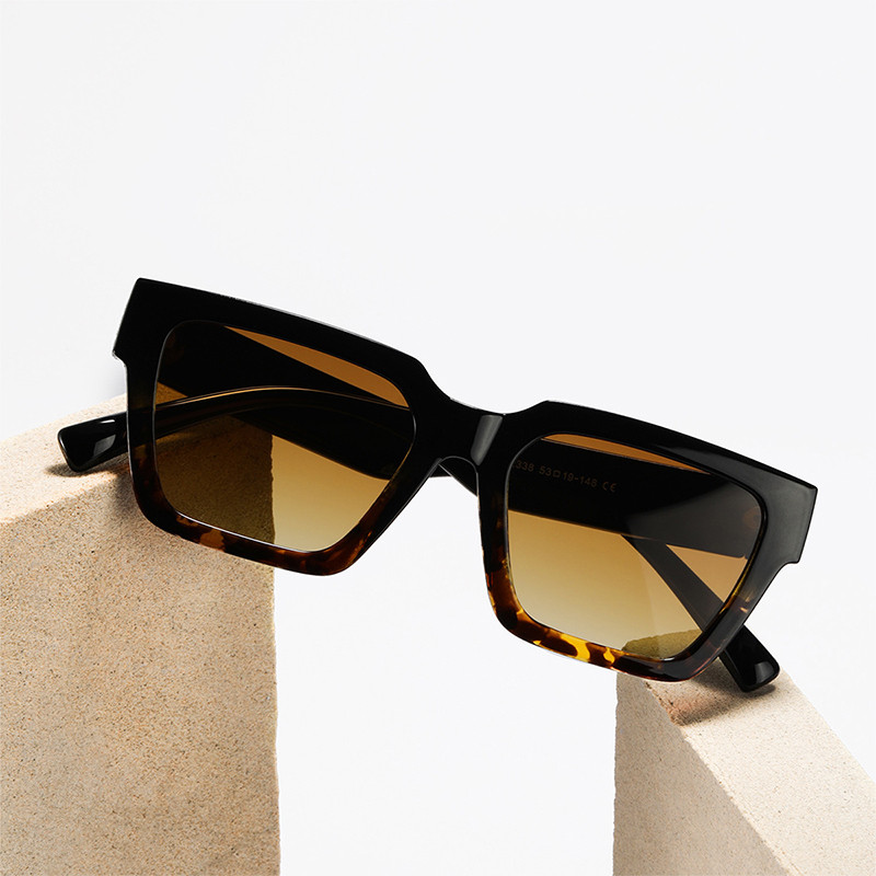 DDDLONG Retro modne četvrtaste sunčane naočale Ženske dizajnerske muške sunčane naočale Classic Vintage UV400 Vanjske sjenila D243