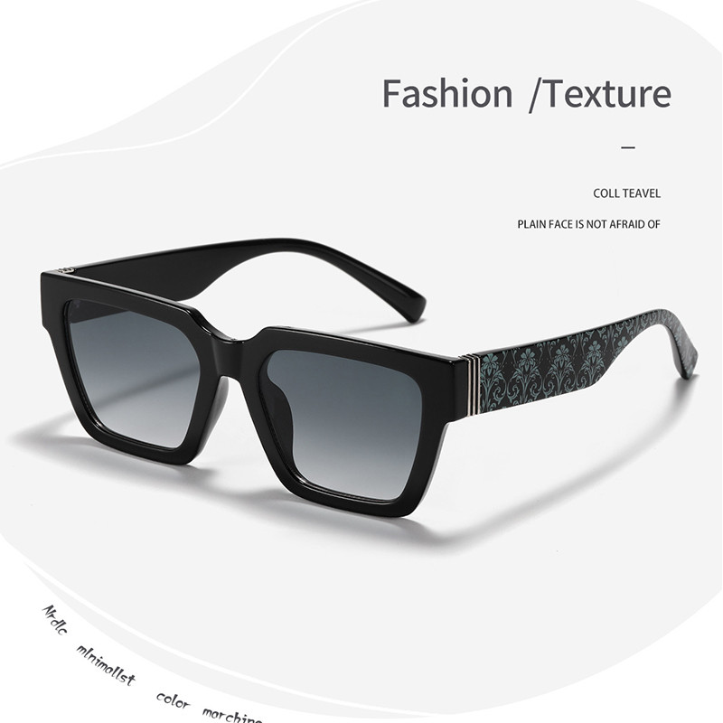 DDDLONG Retro modne četvrtaste sunčane naočale Ženske dizajnerske muške sunčane naočale Classic Vintage UV400 Vanjske sjenila D243