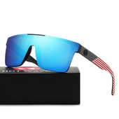 HOT WAVE sunčane naočale s plavim zrcalom, polarizirane muške naočale s lećama UV zraka, vintage modne četvrtaste muške sunčane naočale HW03