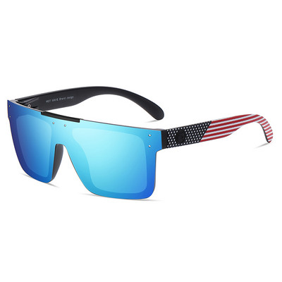 HOT WAVE sunčane naočale s plavim zrcalom, polarizirane muške naočale s lećama UV zraka, vintage modne četvrtaste muške sunčane naočale HW03