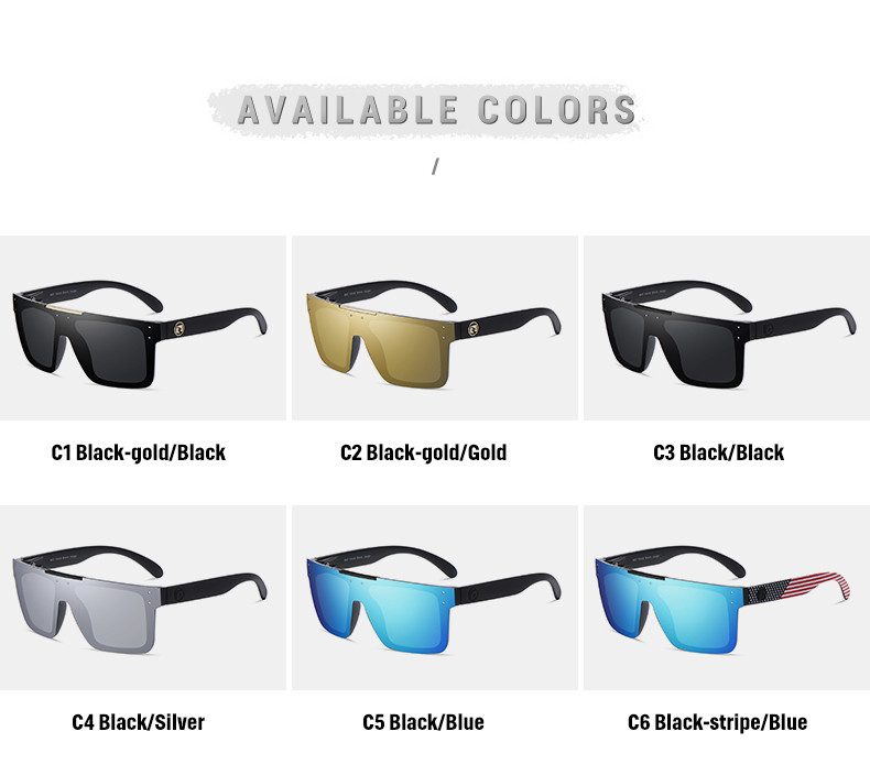 HOT WAVE sunčane naočale s plavim zrcalom, polarizirane muške naočale s lećama UV zraka, vintage modne četvrtaste muške sunčane naočale HW03