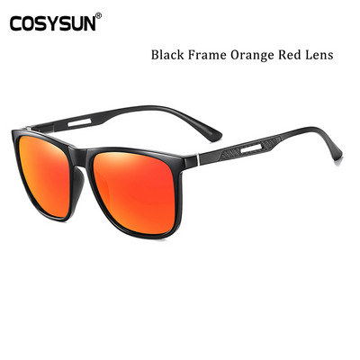 2021 Modne sunčane naočale Muške sunčane naočale za vožnju Al-Mg Legs Muške UV400 polarizirane četvrtaste TR okvire Muške sunčane naočale CS3033