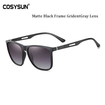 2021 Modne sunčane naočale Muške sunčane naočale za vožnju Al-Mg Legs Muške UV400 polarizirane četvrtaste TR okvire Muške sunčane naočale CS3033