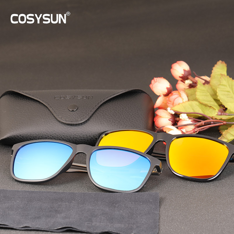 2021 Modne sunčane naočale Muške sunčane naočale za vožnju Al-Mg Legs Muške UV400 polarizirane četvrtaste TR okvire Muške sunčane naočale CS3033