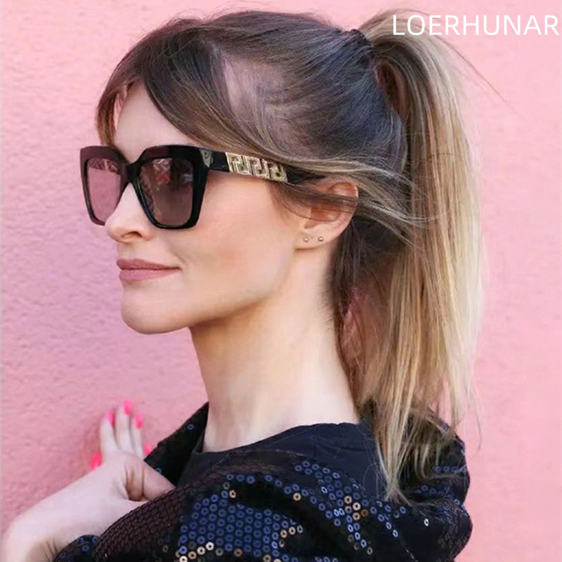 Nove modne europske i američke četvrtaste ženske sunčane naočale s velikim okvirom protiv ultraljubičastih sunčanih naočala za zaštitu od sunca na otvorenom