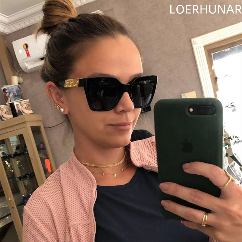 Nove modne europske i američke četvrtaste ženske sunčane naočale s velikim okvirom protiv ultraljubičastih sunčanih naočala za zaštitu od sunca na otvorenom