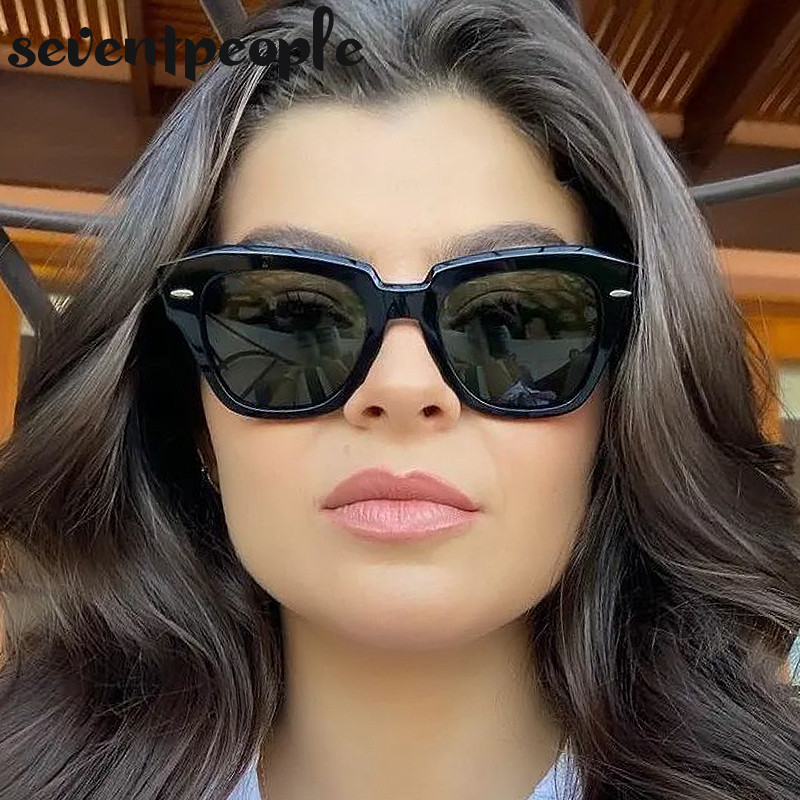 Polarizirane četvrtaste sunčane naočale Ženske dizajnerske luksuzne marke 2022. Vintage sunčane naočale za muškarce Retro sunčane naočale Oculos De Sol Masculino