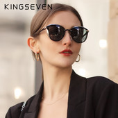 KINGSEVEN Design Cat Eye sunčane naočale Ženske polarizirane luksuzne legure okvira Modne ženske sunčane naočale Retro Oculos De Sol Gafas
