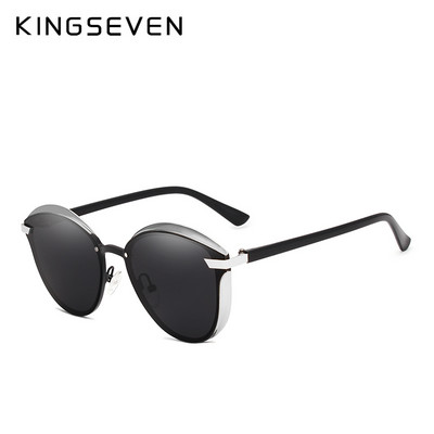 KINGSEVEN Design Cat Eye sunčane naočale Ženske polarizirane luksuzne legure okvira Modne ženske sunčane naočale Retro Oculos De Sol Gafas